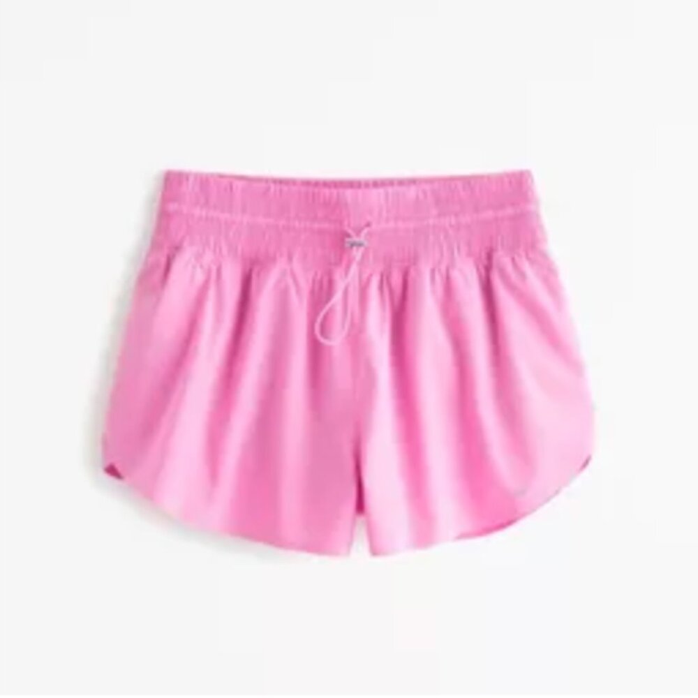 Abercrombie YPB motionTEK Lined Flyaway Short in Pink Size M